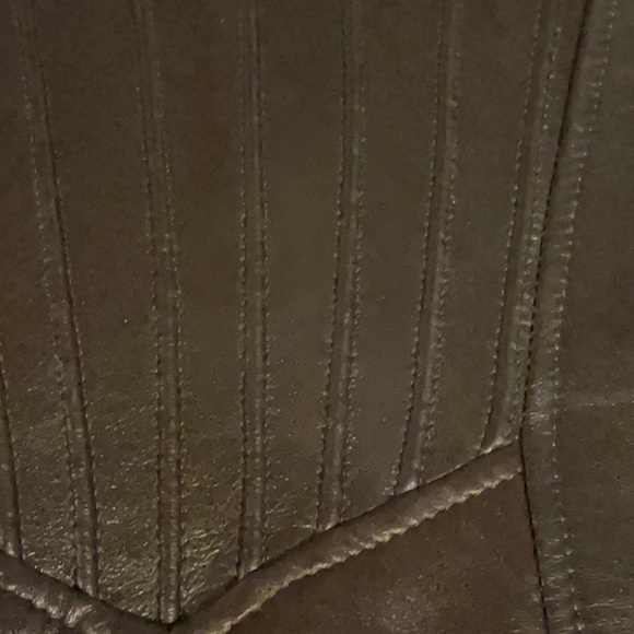 Vakko soft metallic leather jacket - Picture 7 of 11